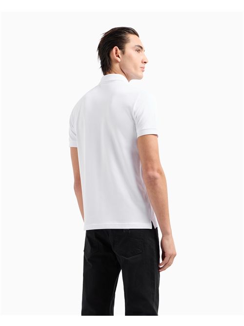 polo man white ARMANI EXCHANGE | 8NZF91ZJ81Z/1100